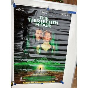 The Thirteenth Floor 1999 Original Movie Poster 27x40 Sci-Fi Craig Bierko 90s